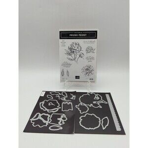 Stampin' UP! PRIZED PEONY Stamp set & Dies friendship flower sorry for your loss